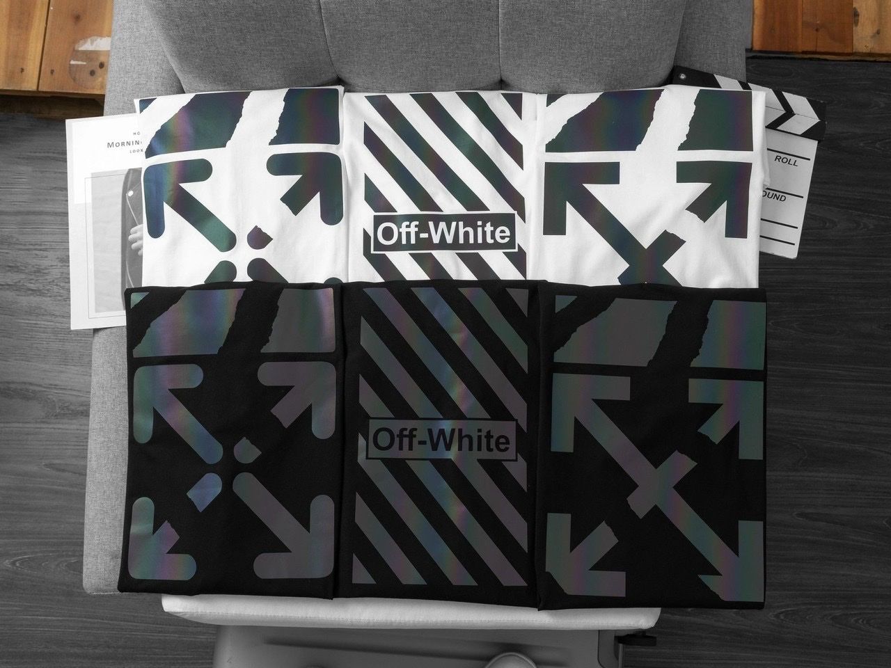 Áo Thun Off White Cao Cấp Phản Quang