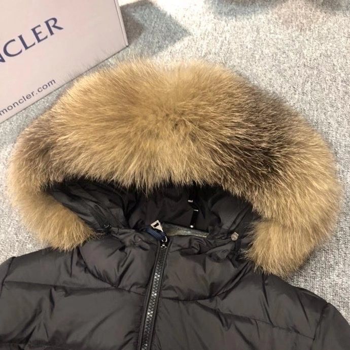  Áo Khoác Lông Vũ Nữ Moncler Nón Lông 