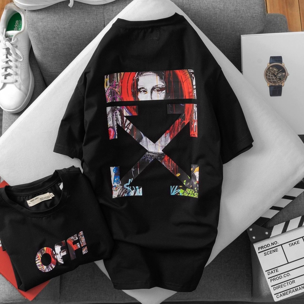 Áo Thun Off White Cao Cấp Phản Quang