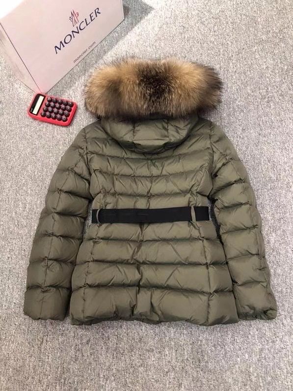  Áo Khoác Lông Vũ Nữ Moncler Nón Lông 