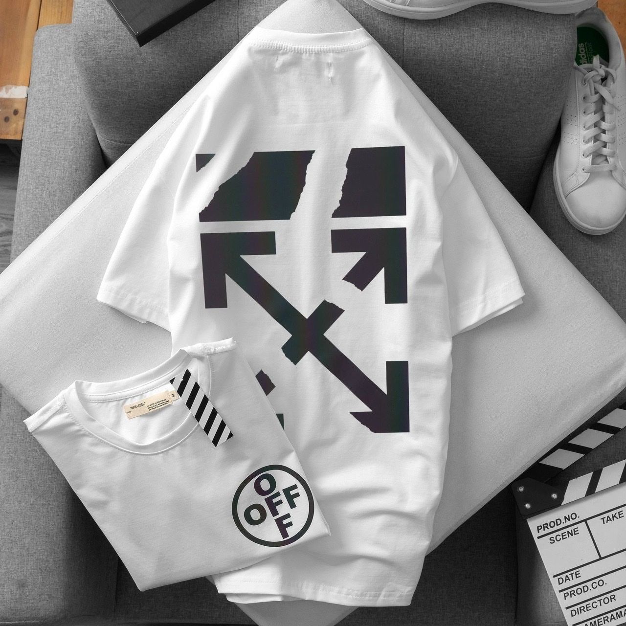 Áo Thun Off White Cao Cấp Phản Quang
