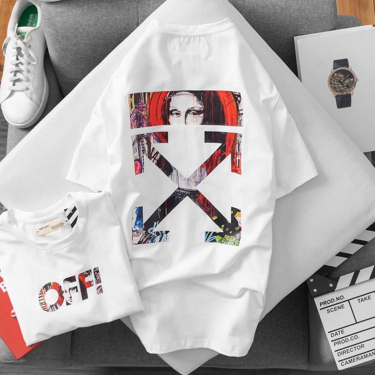 Áo Thun Off White Cao Cấp Phản Quang