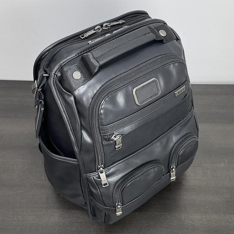 Balo Du Lịch TUMI ALPHA 3 BACKPACK LEATHER 9603173 Chống Thấm Nước Chính Hãng