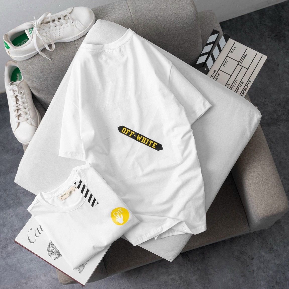 Áo Thun Off White Cao Cấp Phản Quang