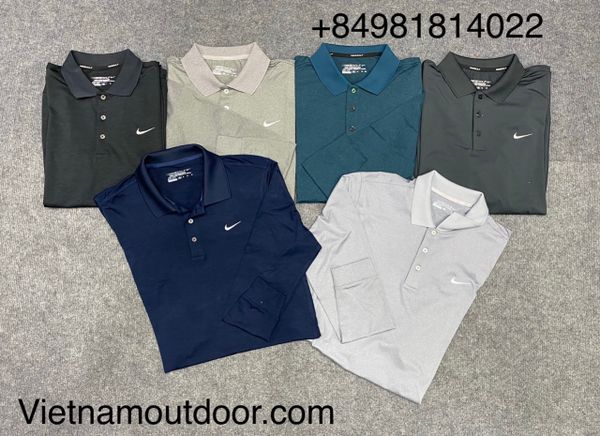  Áo Thun Tay Dài Cổ Bẻ Nam Nike Thời Trang 