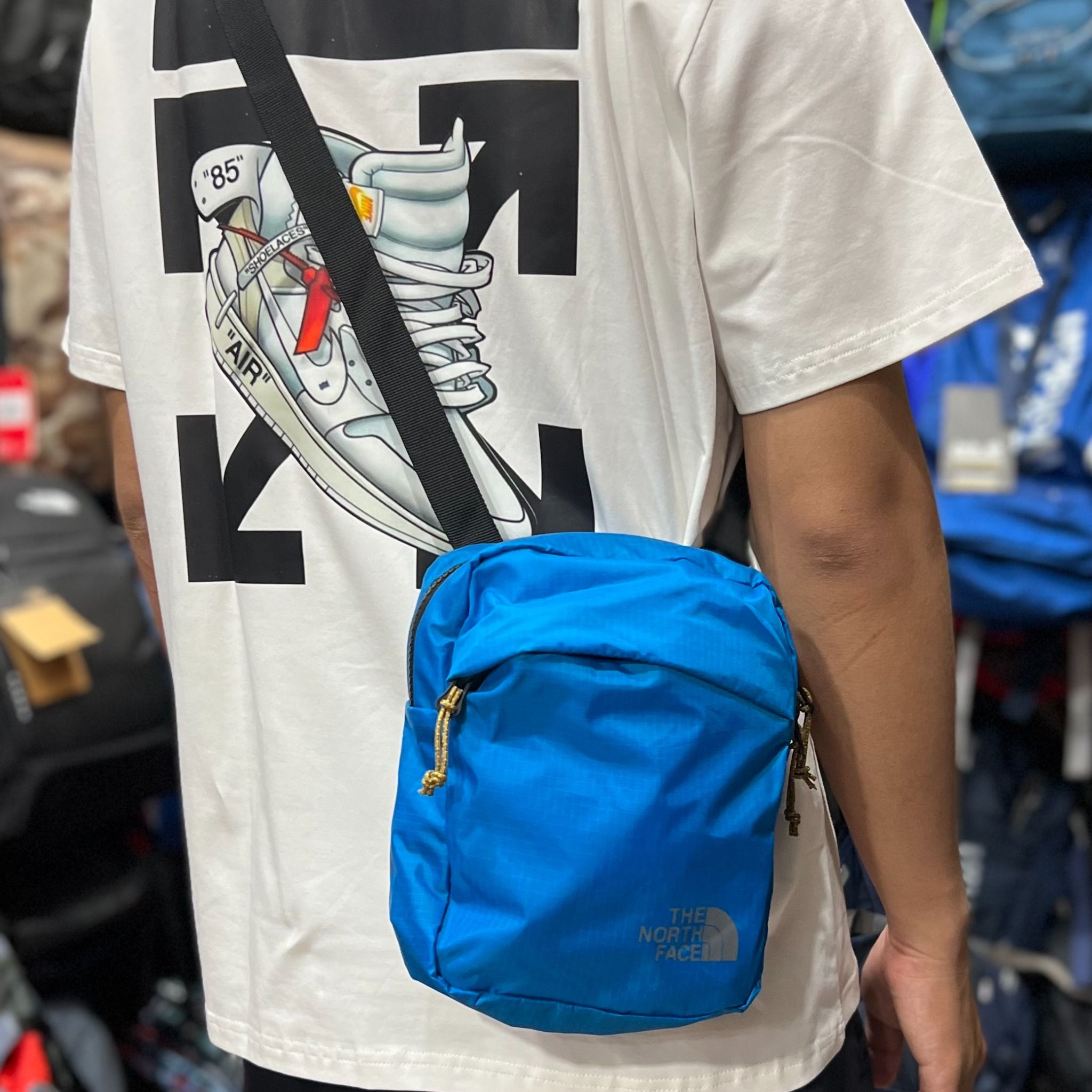 Túi đeo chéo, túi đeo vai nam nữ The North Face Glam Shoulder 3L thiết kế siêu nhẹ nhỏ gọn có thể xếp gọn thành túi nhỏ