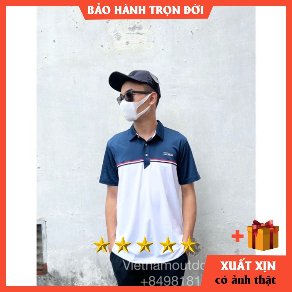 Áo Thun Thể Thao Có Cổ Titleist