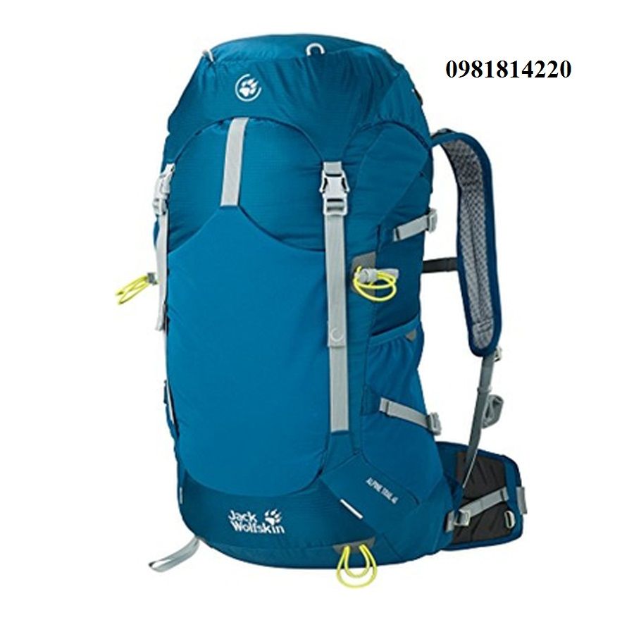  ⚡️ [ HÀNG XUẤT DƯ ] Balo Leo Núi Jack Wolfskin Alpine Trail 40L - Balo leo núi - Balo phượt cao cấp 