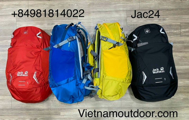  ⚡️ [ HÀNG XUẤT DƯ ]  Balo Jack Wolfskin Moab Jam 24 model  2021 - Balo phượt- Balo leo núi 