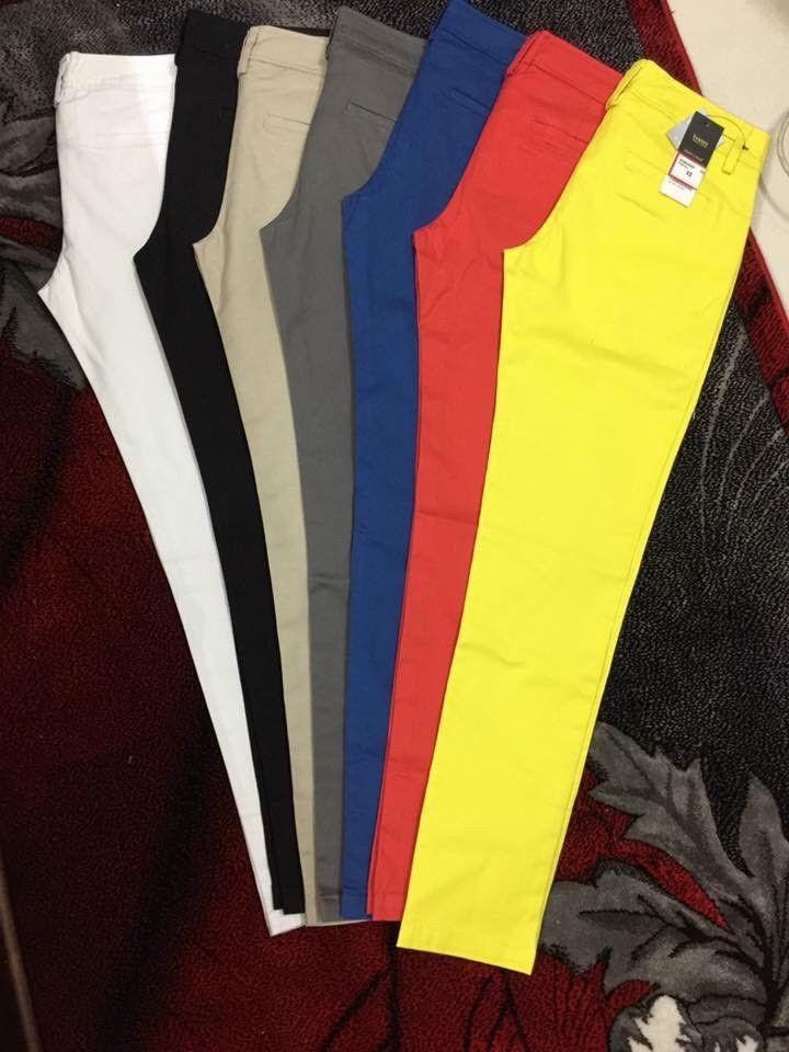 Quần dài kaki thun nữ BOSSINI