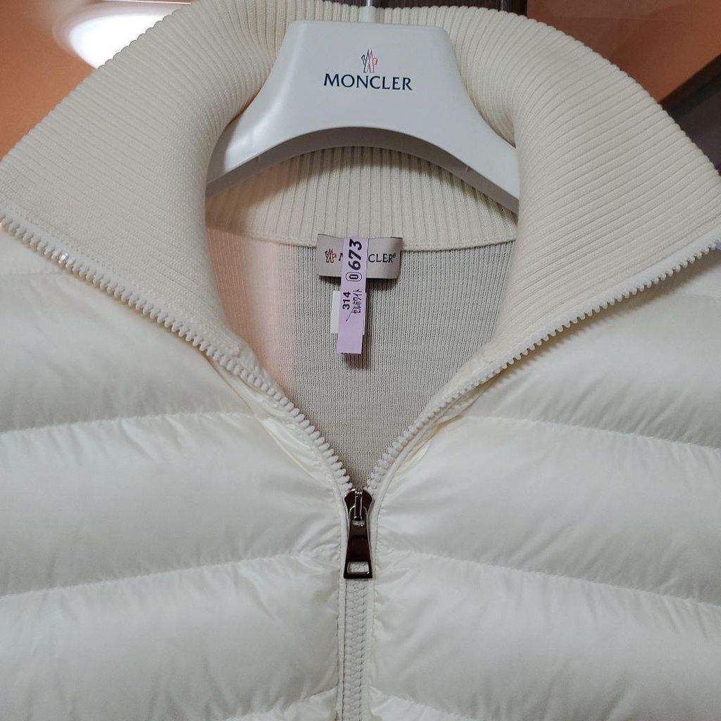Áo Khoác Lông Vũ Phối Len Nam/Nữ MONCLER - Áo Phao Chất Liệu Lông Vũ Cực Ấm