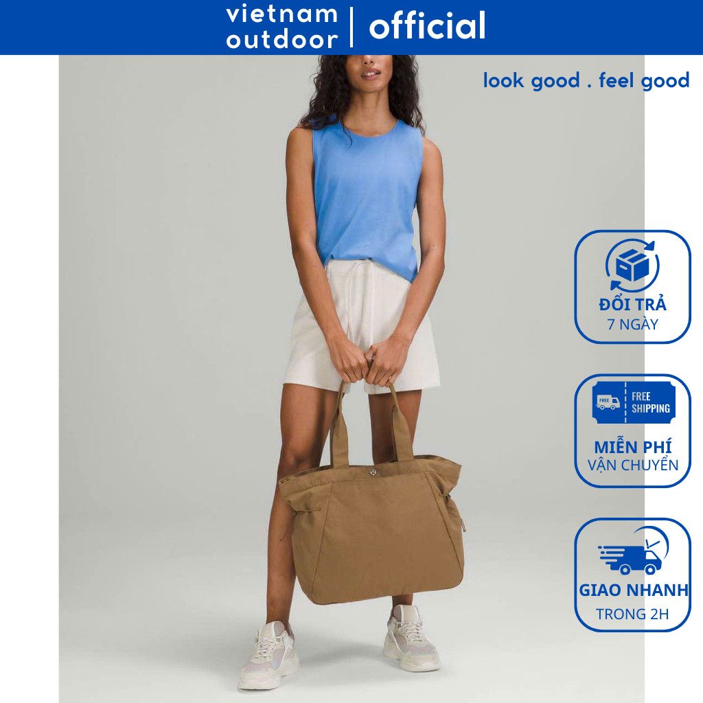 Túi TOTE LULULEMON 18L SIDE - CINCH SHOPPER BAG ChốngThấm Nước kiểu dáng mới