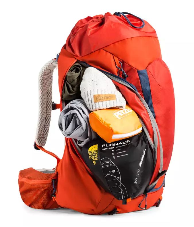TNF Youth Terra 55 Backpacking Backpack