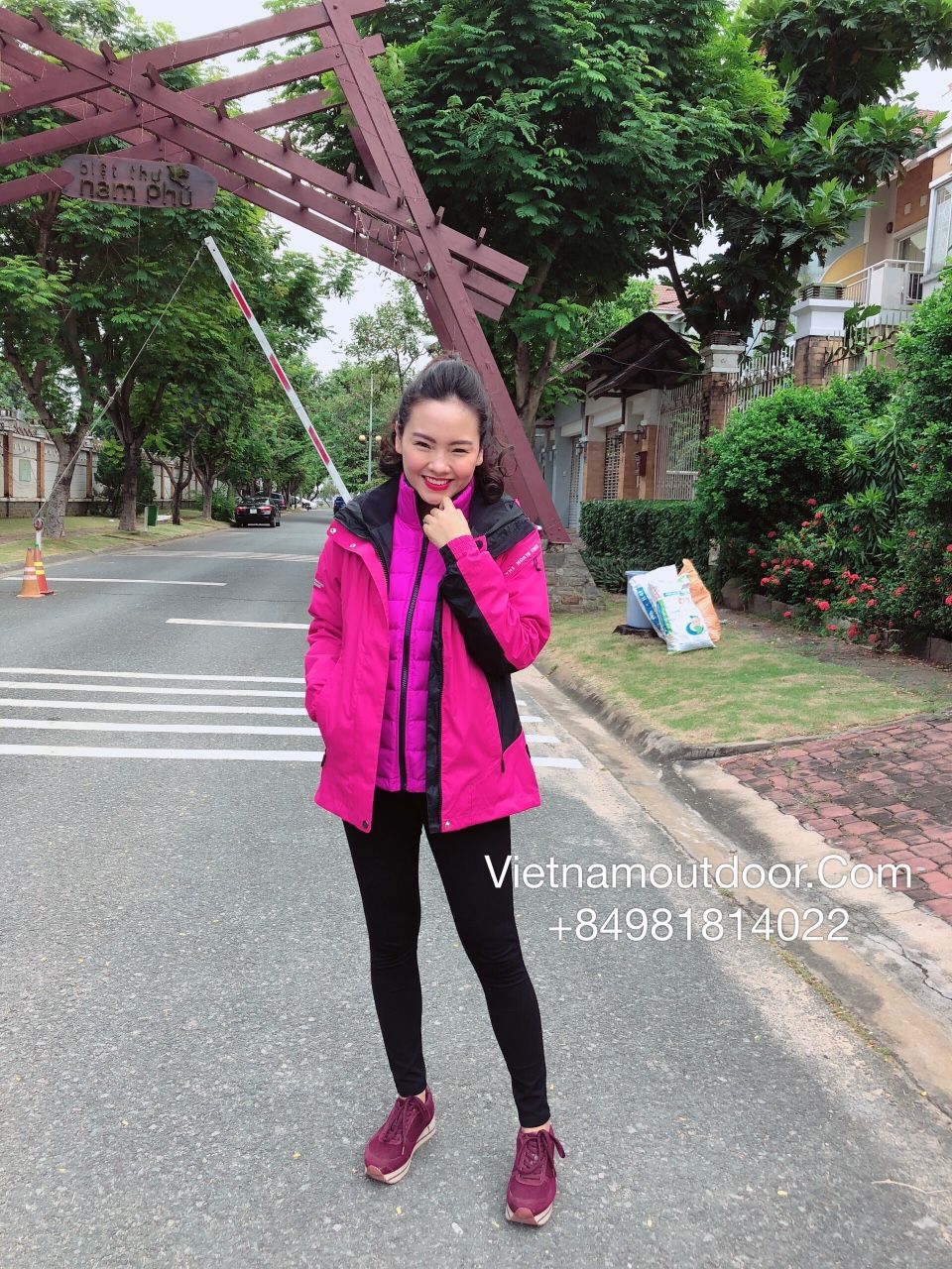 Áo khoác nữ The North Face 3 in 1 lông vũ