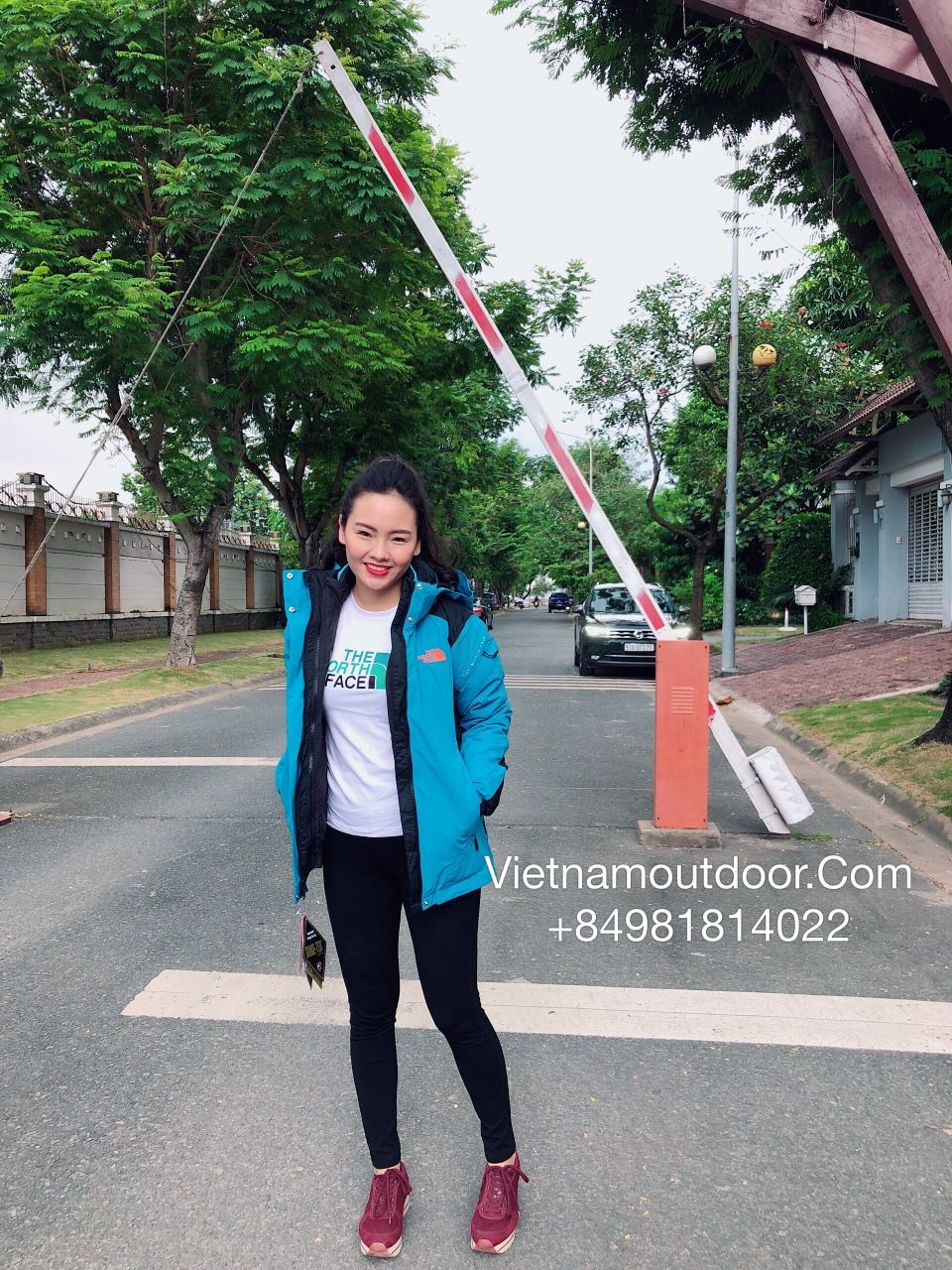 Áo khoác nữ The North Face 3 in 1 lông vũ