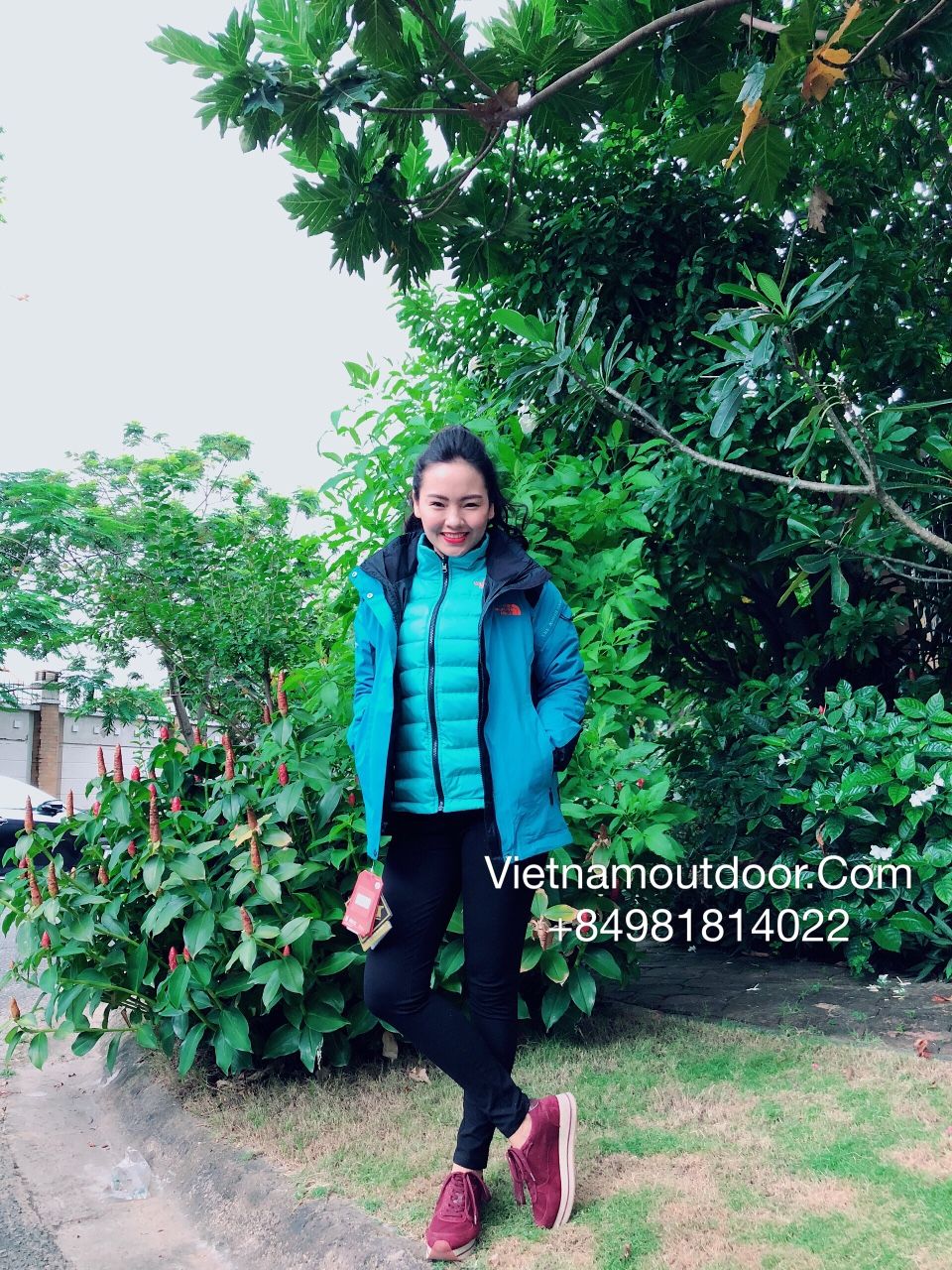 Áo khoác nữ The North Face 3 in 1 lông vũ