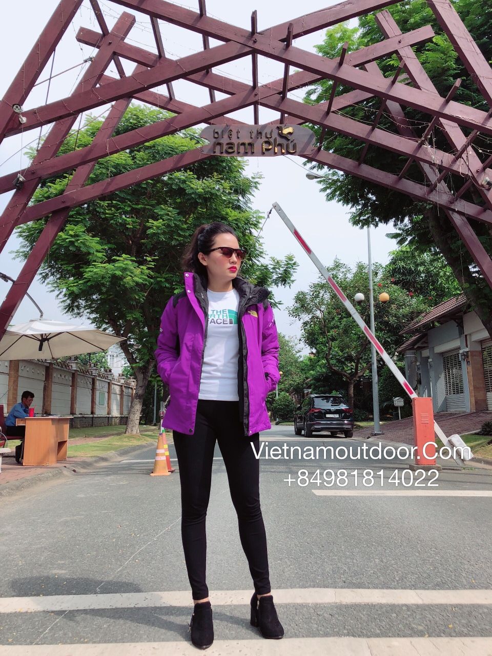 Áo khoác nữ The North Face 3 in 1 lông vũ
