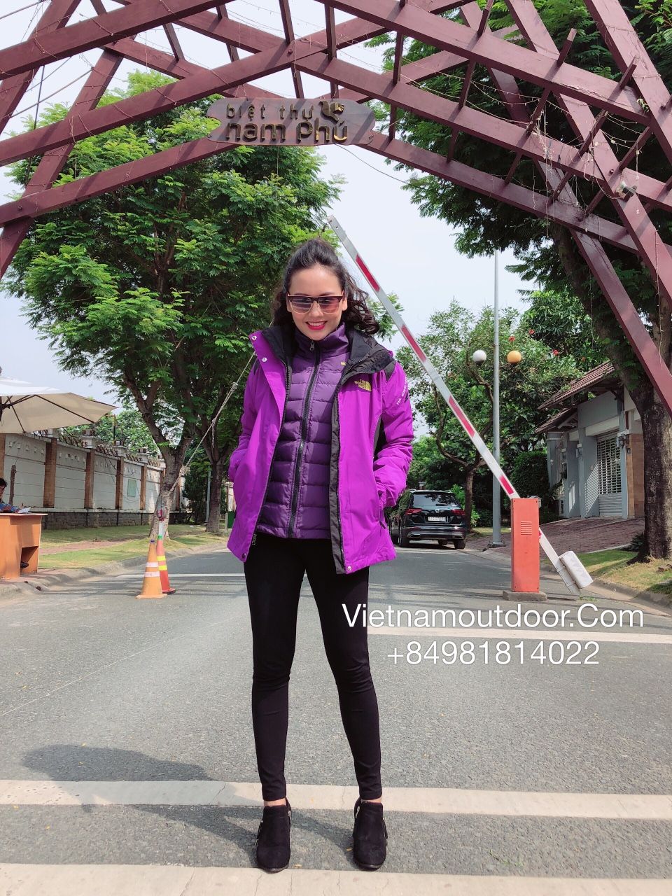 Áo khoác nữ The North Face 3 in 1 lông vũ