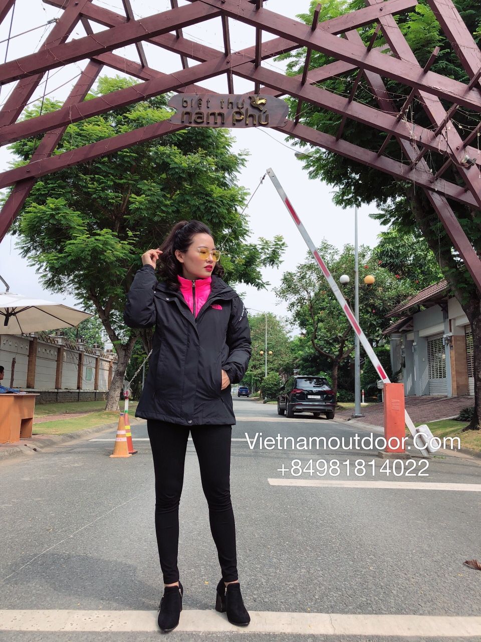 Áo khoác nữ The North Face 3 in 1 lông vũ