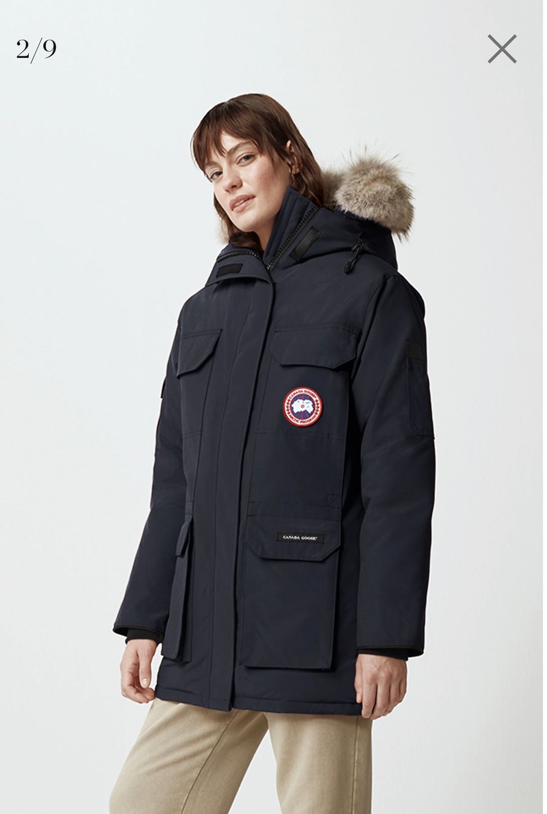 Áo Khoác Nữ Mũ Lông CANADA GOOSE WOMENS EXPEDITION PARKA HERITAGE 4660LA