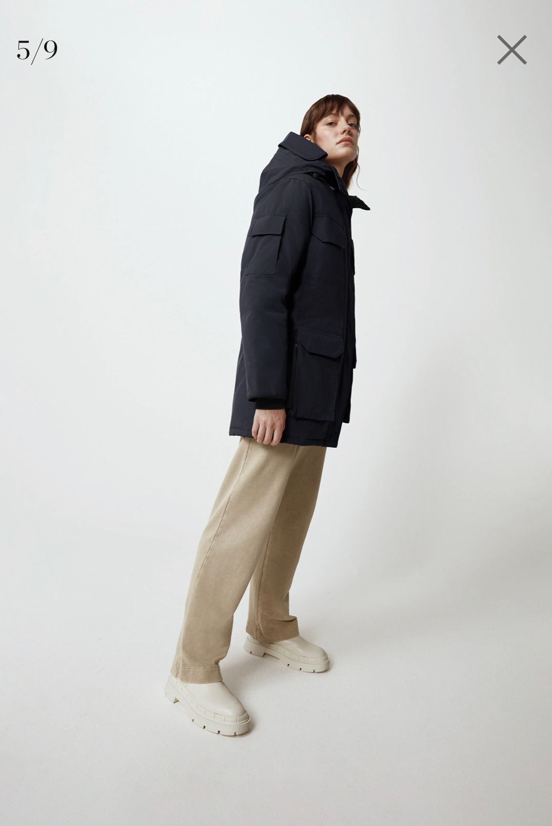 Áo Khoác Nữ Mũ Lông CANADA GOOSE WOMENS EXPEDITION PARKA HERITAGE 4660LA