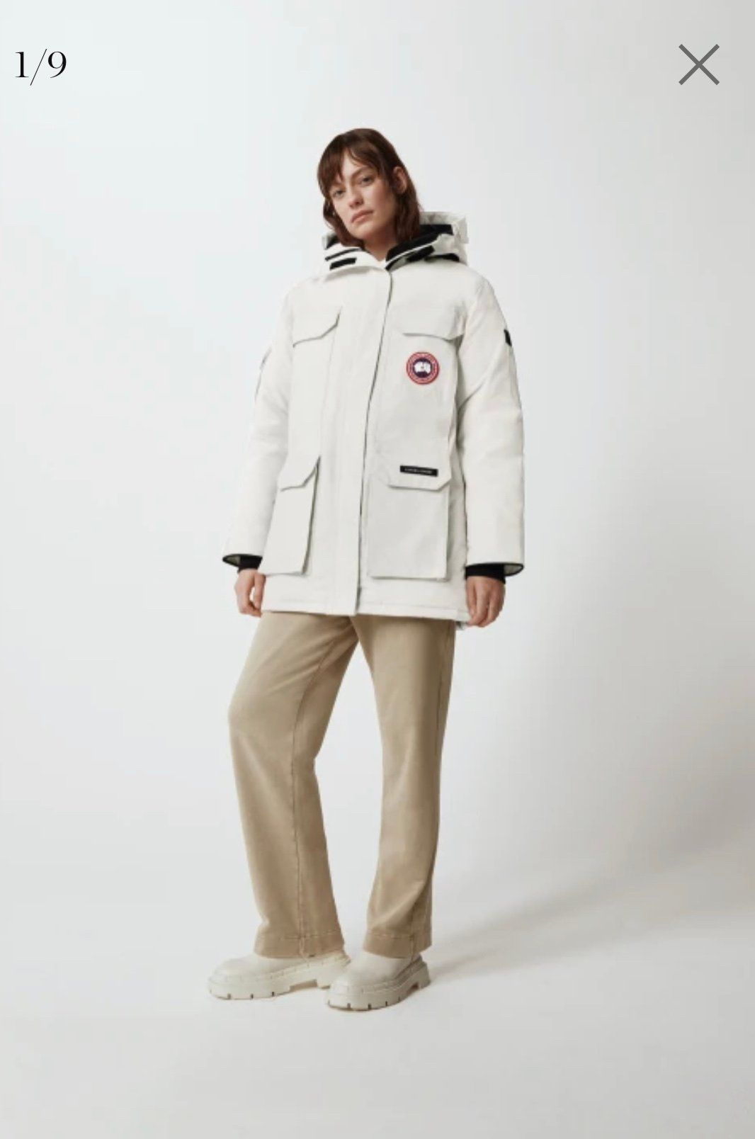 Áo Khoác Nữ Mũ Lông CANADA GOOSE WOMENS EXPEDITION PARKA HERITAGE 4660LA