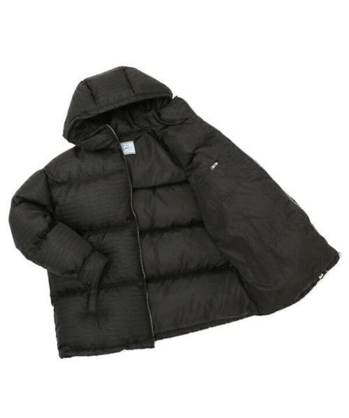 Áo Khoác Giữ Nhiệt PRADA BLACK RE-NYLON HOODED DOWN JACKET