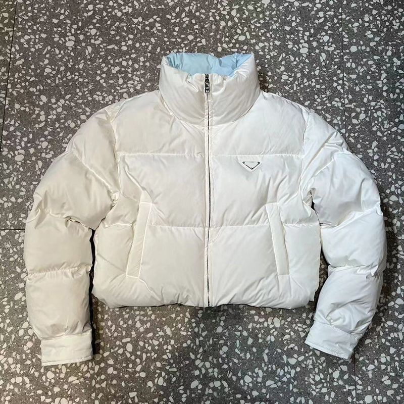  Áo Khoác Prada Re-Nylon cropped convertible down jacket 