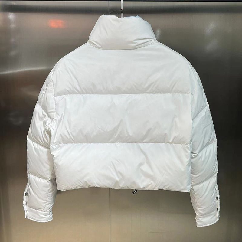 Áo Khoác Prada Re-Nylon cropped convertible down jacket