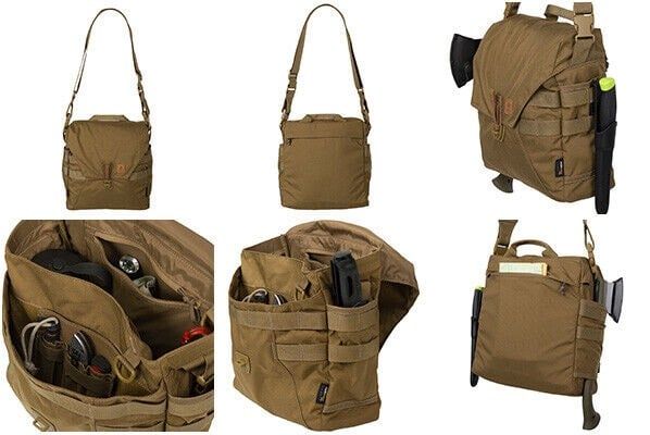 Túi Đeo Chéo Bao Tử Nam Helikon-Tex BUSHCRAFT HAVERSACK CORDURA BAG Siêu nhẹ - Tiện lợi