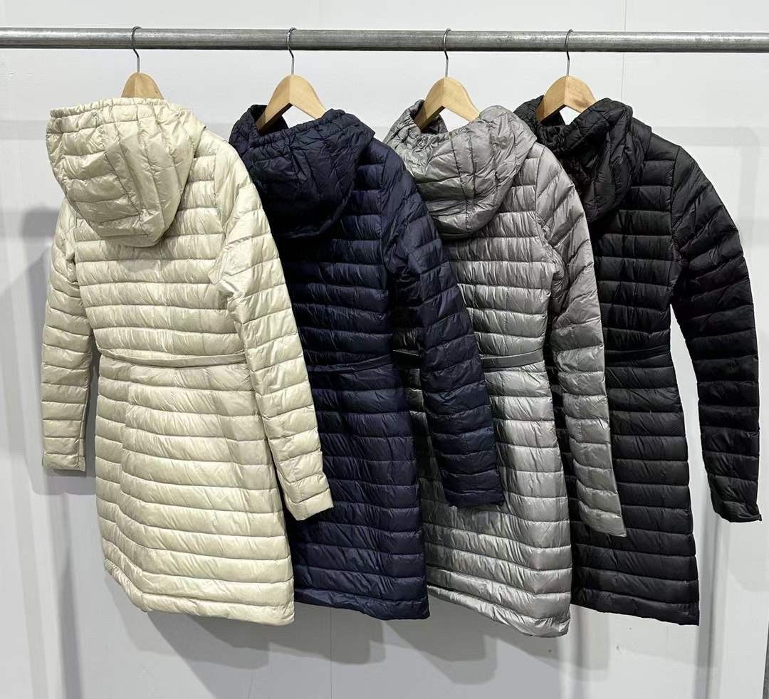 Áo Mangto MONCLER BARBEL Dáng Dài Nữ Mùa Đông Có Mủ - Thắt Lưng Thời Trang Chống Thấm Nước