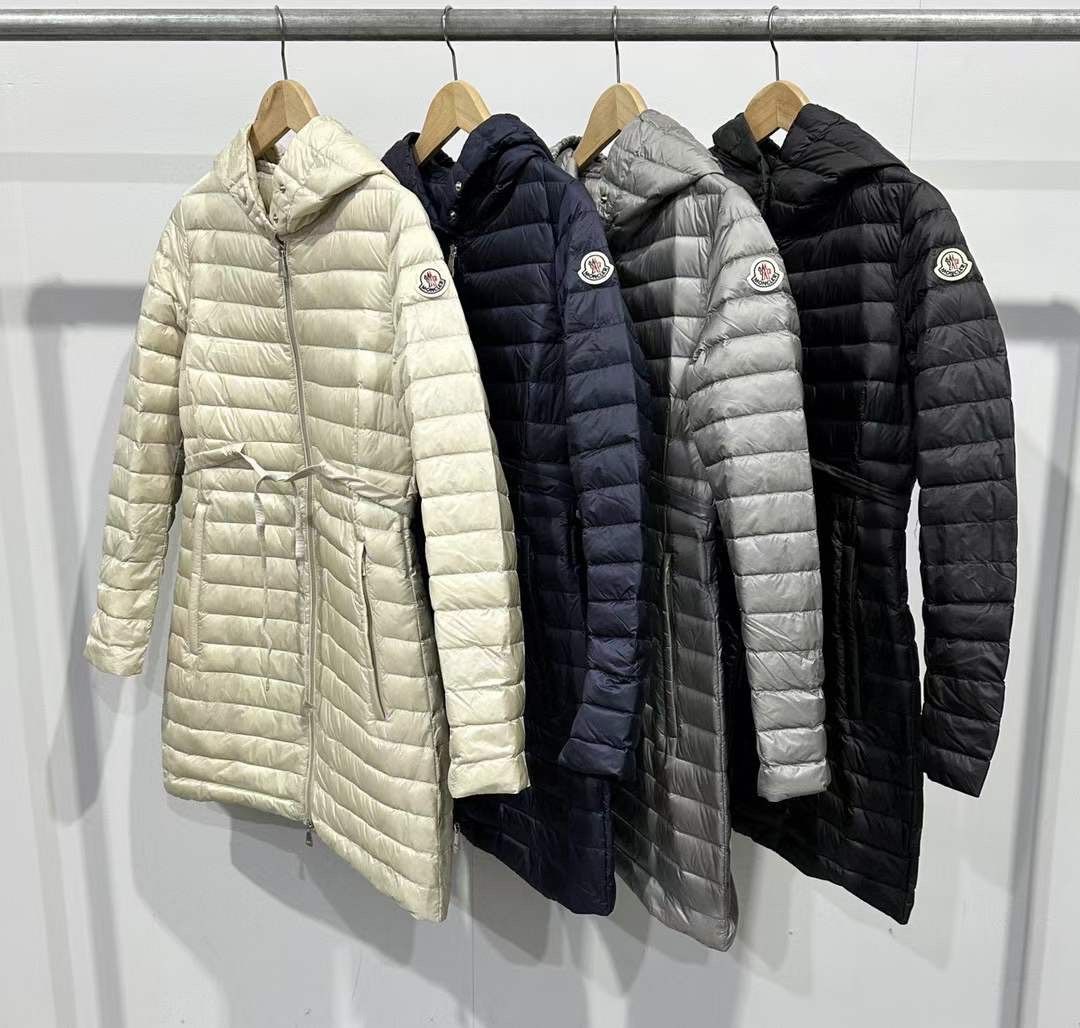 Áo Mangto MONCLER BARBEL Dáng Dài Nữ Mùa Đông Có Mủ - Thắt Lưng Thời Trang Chống Thấm Nước