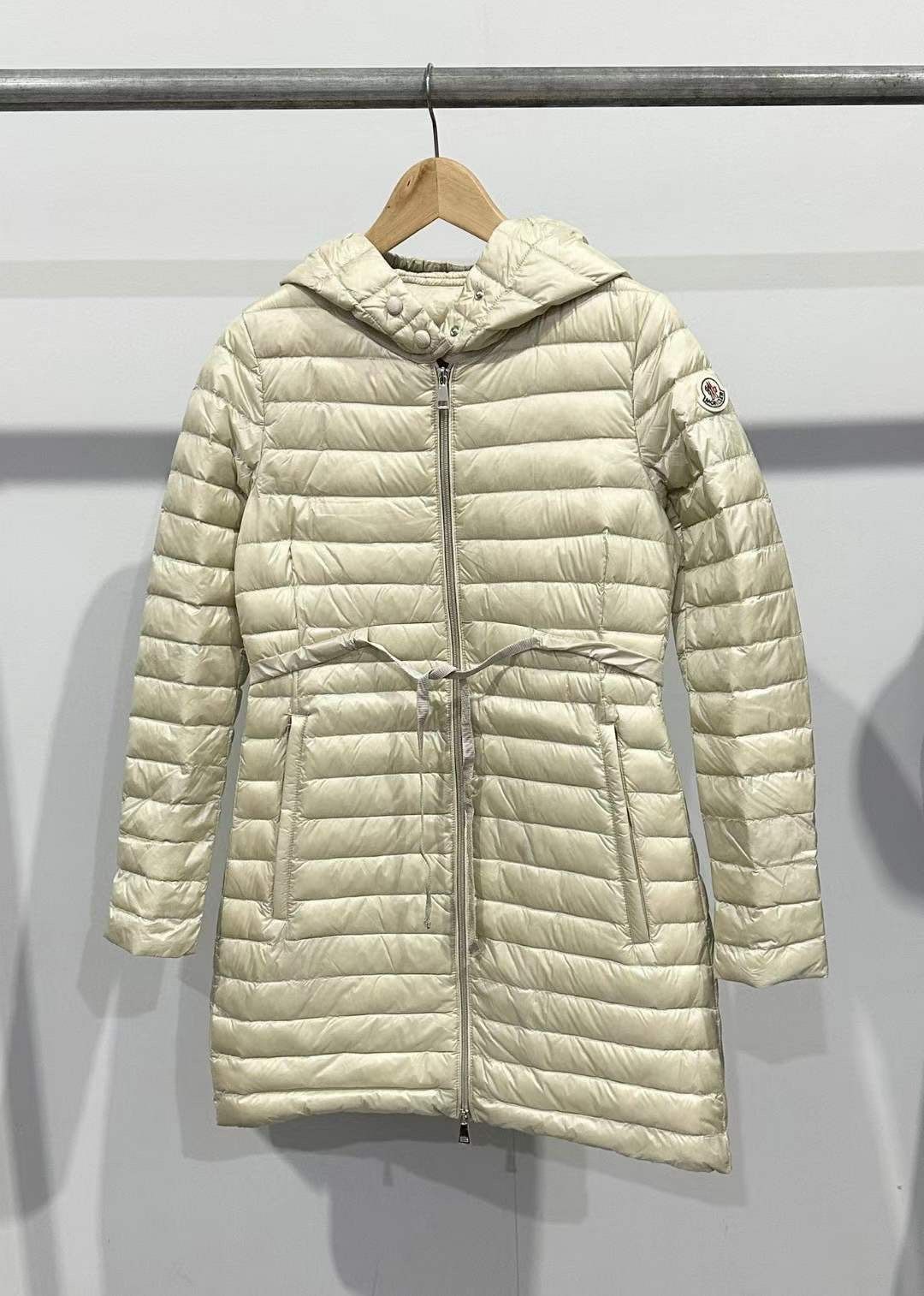 Áo Mangto MONCLER BARBEL Dáng Dài Nữ Mùa Đông Có Mủ - Thắt Lưng Thời Trang Chống Thấm Nước