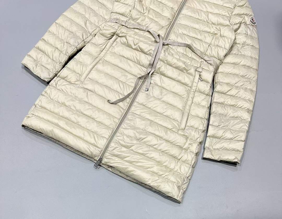 Áo Mangto MONCLER BARBEL Dáng Dài Nữ Mùa Đông Có Mủ - Thắt Lưng Thời Trang Chống Thấm Nước