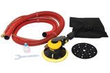 Máy mài Mirka ROS650DB 150mm, hoạt động bằng khí kèm theo ống và túi hút bụi, miếng đệm đồng bộ