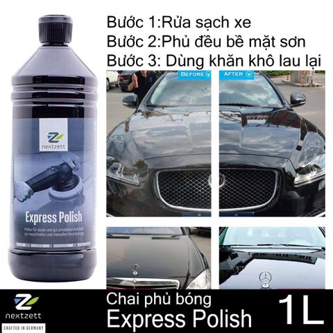 Chai phủ bóng Express Polish hãng nextzett, mã 93151015