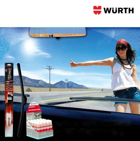 Bộ gạt mưa xương cứng WURTH xe DAEWOO LACETTI SE đời 2010 kích thước bên lái 24 INCH (60cm) bên phụ 18 INCH (45cm)