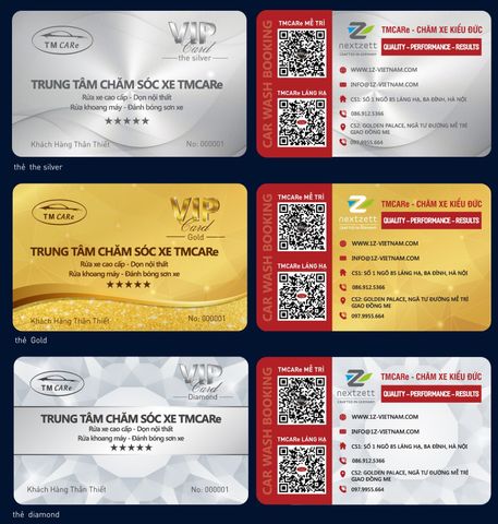 Gói dịch vụ chăm sóc xe theo năm - VIP MEMBER tại TMCARe