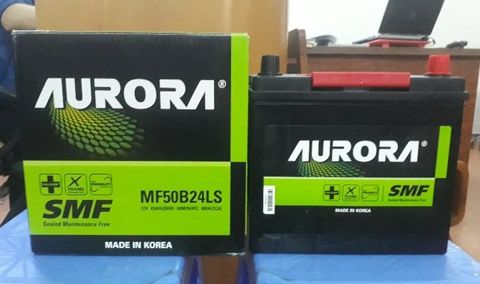 Bình điện (Ắc quy) EFB Aurora 58010 Hàn Quốc 80Ah cho xe ô tô BMW X3, E300, GLC 250, GLC 300…