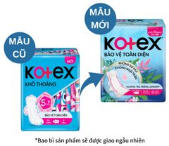 Băng vệ sinh Kotex Bảo Vệ Toàn Diện Siêu mỏng cánh 8 miếng 23cm