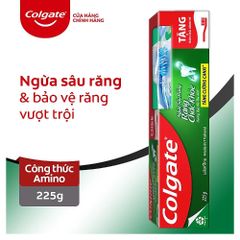 Kem đánh răng Colgate ngừa sâu răng chắc khoẻ 225g tặng Bàn chải