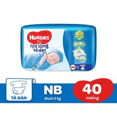 Tã dán lọt lòng Huggies cỡ NB 40 miếng (<5kg)