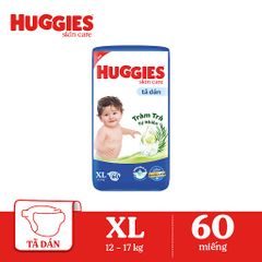 Tã dán Huggies Skin Care cỡ XL 60 miếng