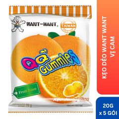 KẸO DẺO WANT WANT QQ Gummies dây 5 gói x 20g