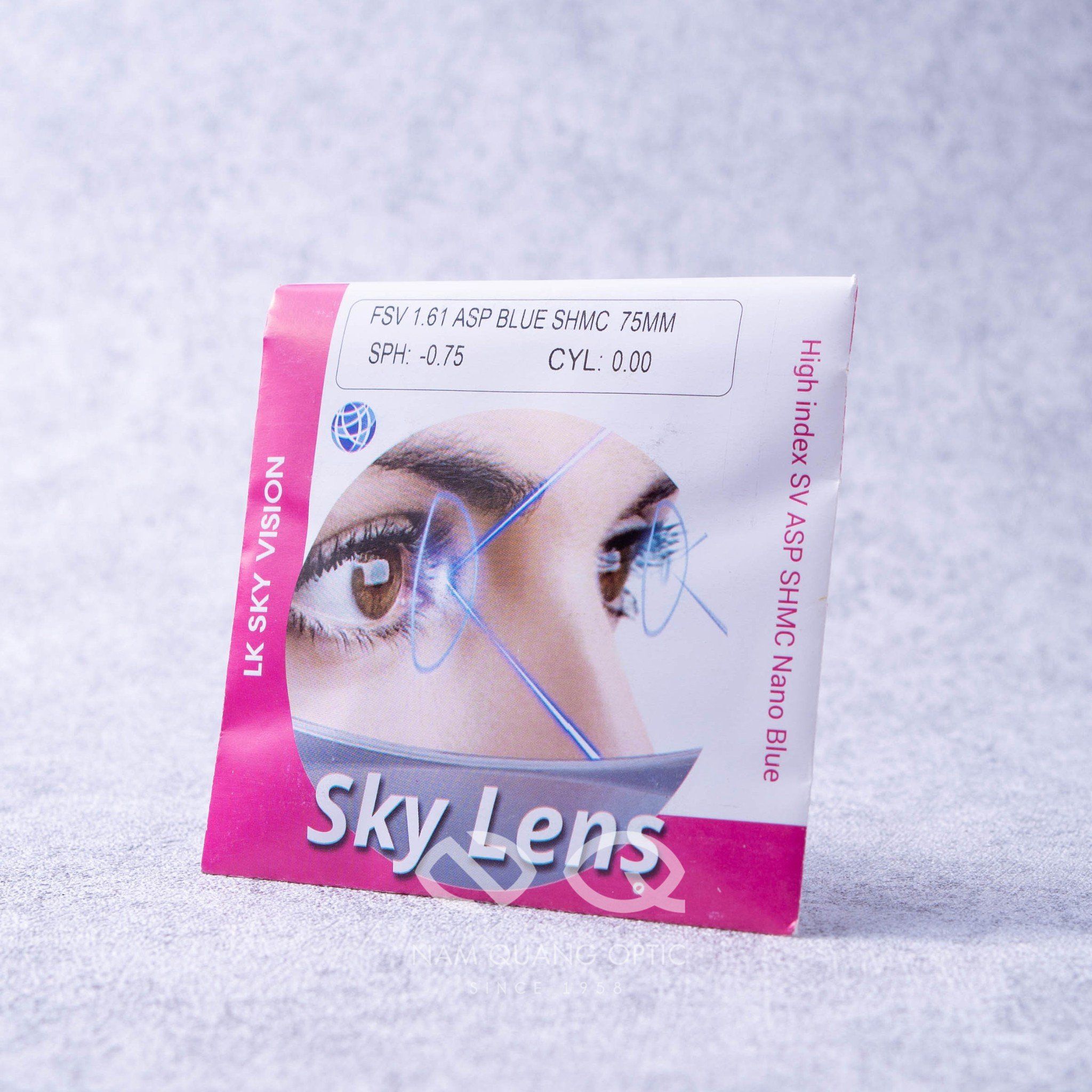 Tròng Kính Sky Blue 1.56