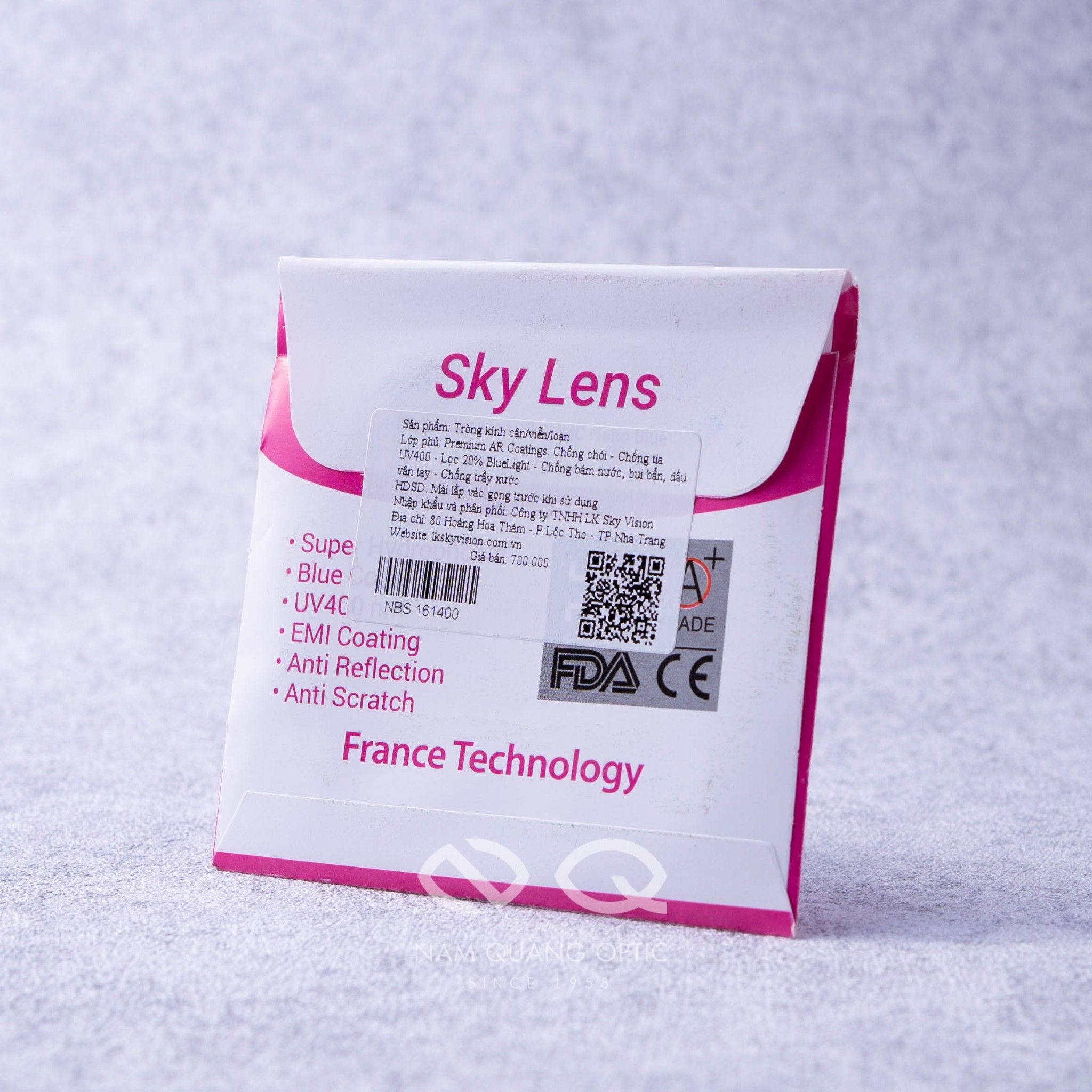 Tròng Kính Sky Blue 1.61