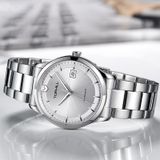 ĐỒNG HỒ TOPHILL TW076G.S1658 Nam dây Thép 316L máy Automatic kính Sapphire Size 41mm 5ATM
