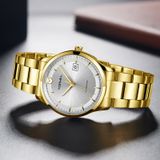 ĐỒNG HỒ TOPHILL TW076G.S2658 Nam dây Thép 316L máy Automatic kính Sapphire Size 41mm 5ATM