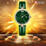 ĐỒNG HỒ TOPHILL TE063L.MG3A57 Nữ Máy quartz(pin) Dây da Kính sapphire 5ATM