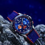 ĐỒNG HỒ TOPHILL TL023G.PL1352 Nam Dây nhựa su Máy quartz(pin) Kính sapphire 5 ATM